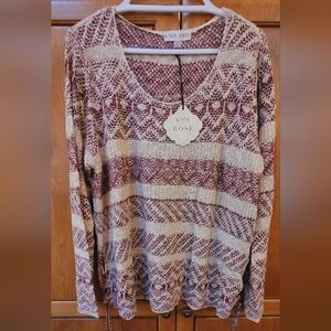 NWT | Knox Rose Loose-Fit Knit Sweater